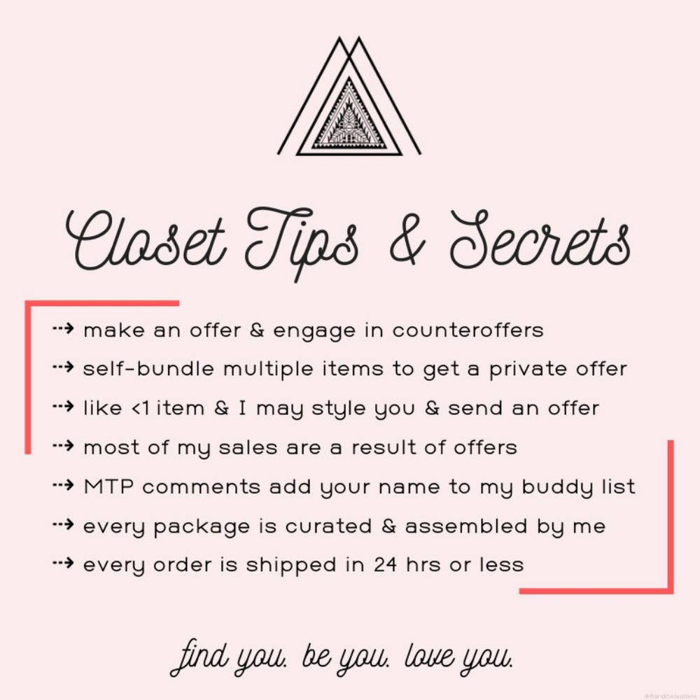 🌿 TIPS & SECRETS 🌿